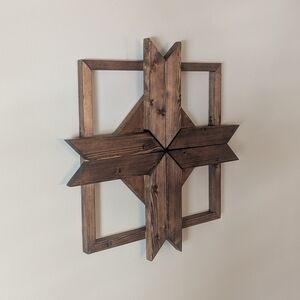 Rustic Brown Wooden Wall Decor